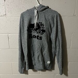 Roots salt and pepper sweater
